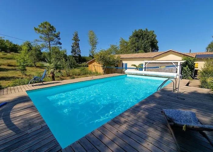 Evasion Tropicale En Dordogne Σπίτι διακοπών Le Fleix